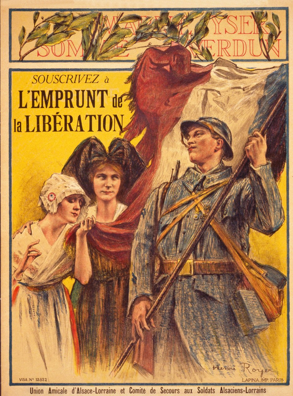 Prenumeration på befrielselånet, ca 1917 av Henri Royer
