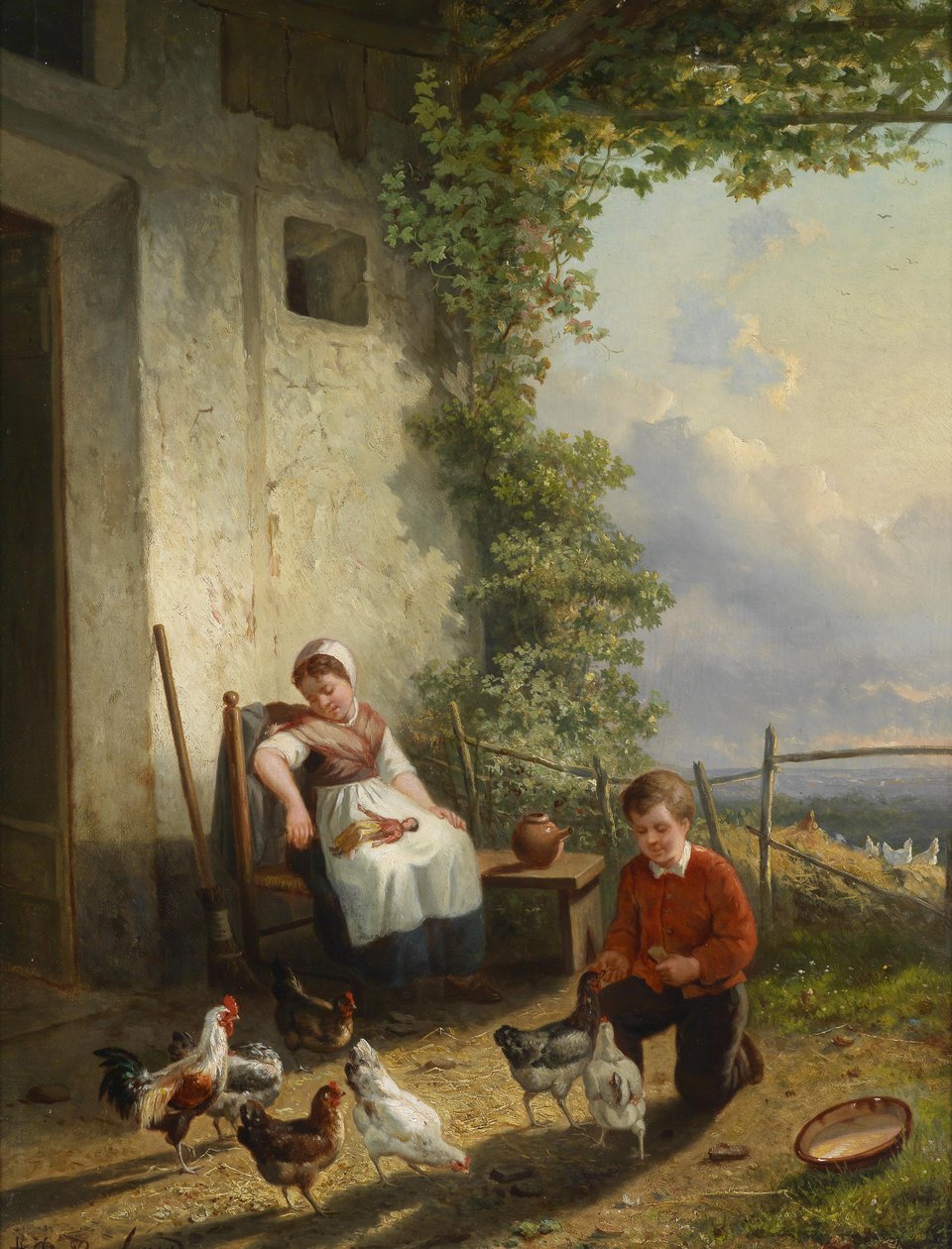 Idyllisches Landleben av Henri de Beul