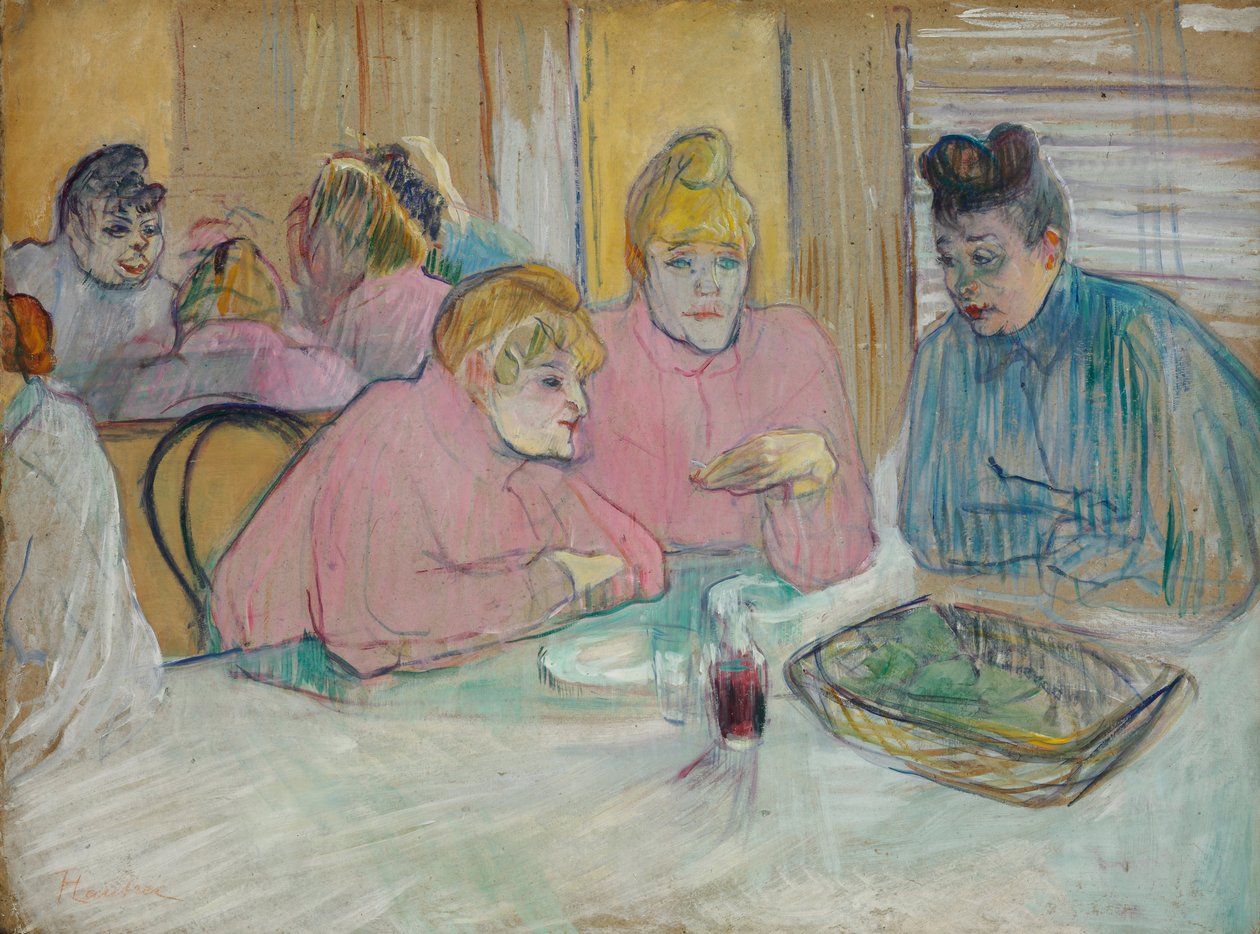 The Ladies in the Dining Room av Henri de Toulouse Lautrec