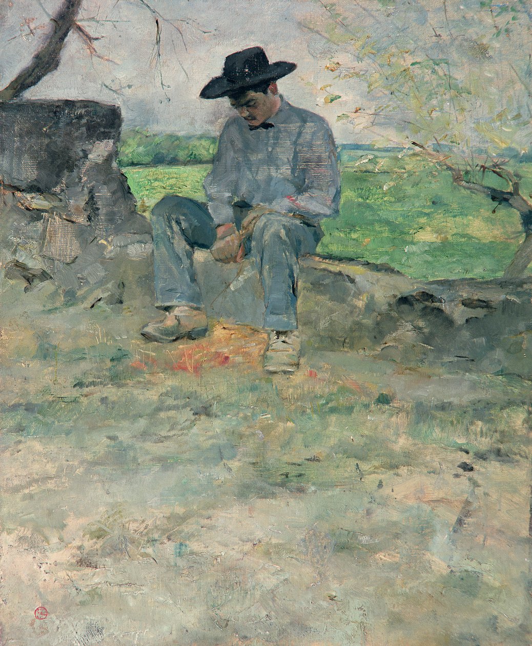 Young Routy på Celeyran, 1882 av Henri de Toulouse Lautrec