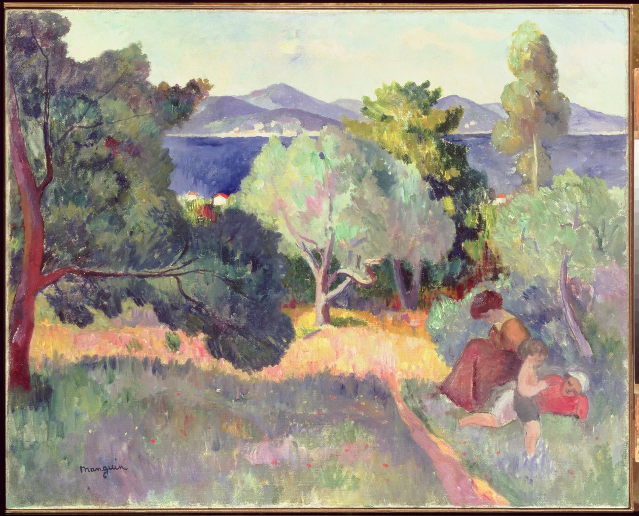 Stig i Saint-Tropez av Henri Charles Manguin