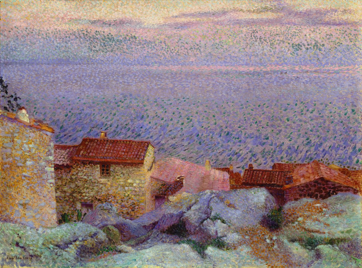 Kustlandskap av Henri Edmond Cross