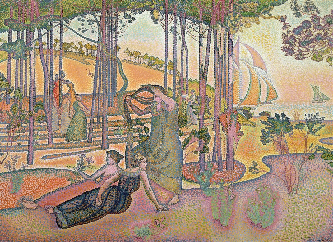Kvällsluften av Henri Edmond Cross