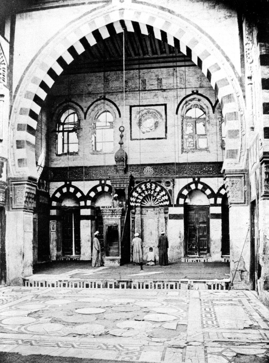 Moskén i Kaid-Bey, Kairo, Egypten, 1887 av Georges Henri Bechard