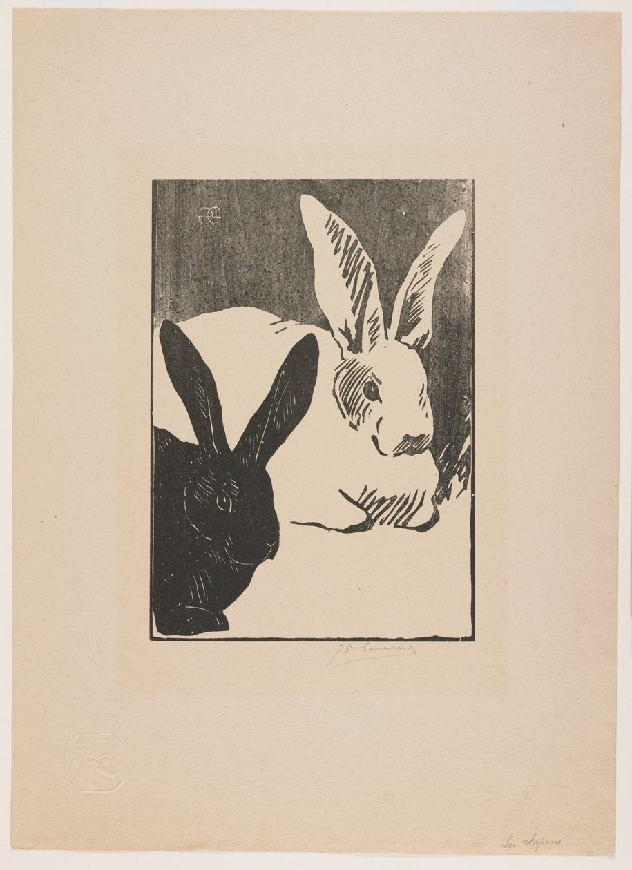 Kaniner av Henri Charles Guérard