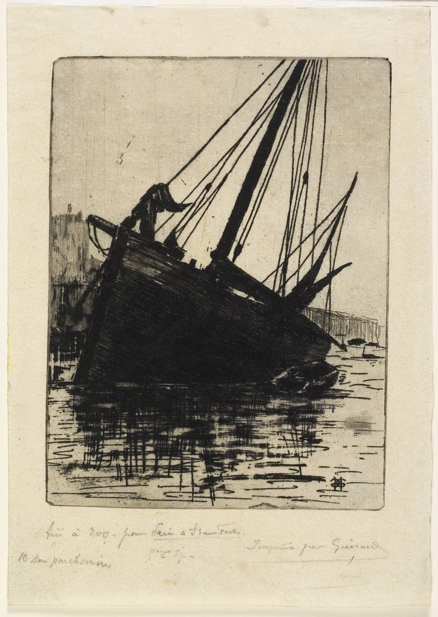 Strandad, c.1888 av Henri Charles Guérard