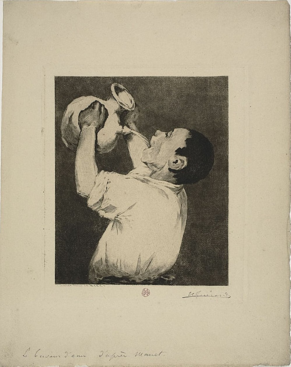 Vattendrickaren av Henri Charles Guérard