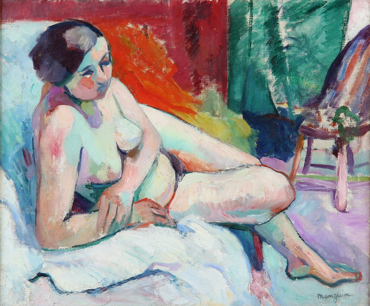 Zigenaren i studion, 1906. av Henri Charles Manguin
