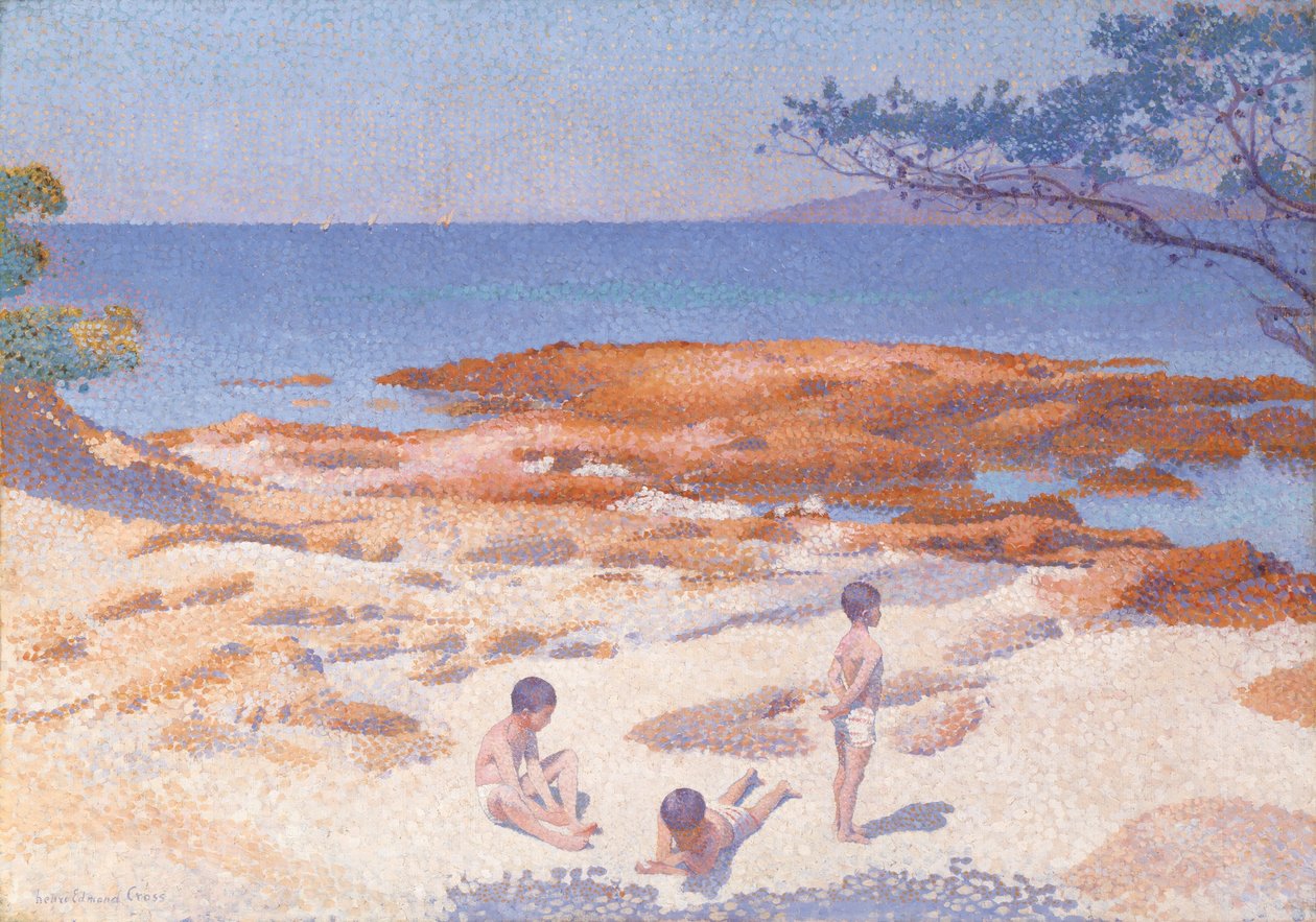 Strand vid Cabasson (Baigne-Cul) av Henri Edmond Cross