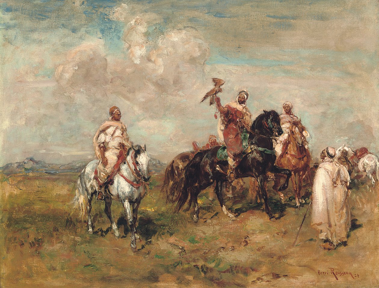 Falkonerarna av Henri Emilien Rousseau