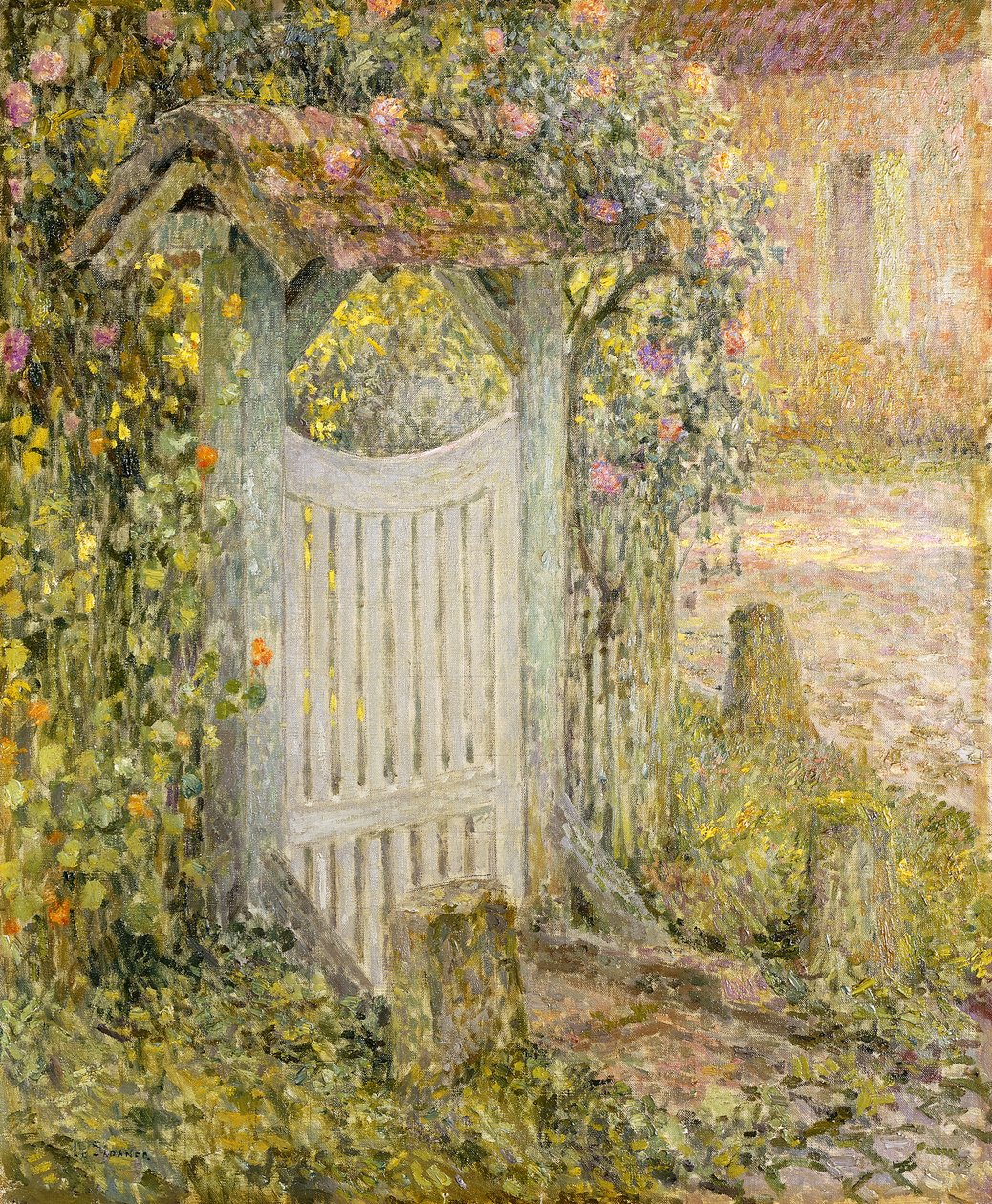 The Pothuis, Gerberoy av Henri Eugene Augustin Le Sidaner