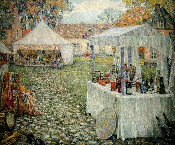Tälten, Gerberoy av Henri Eugene Augustin Le Sidaner