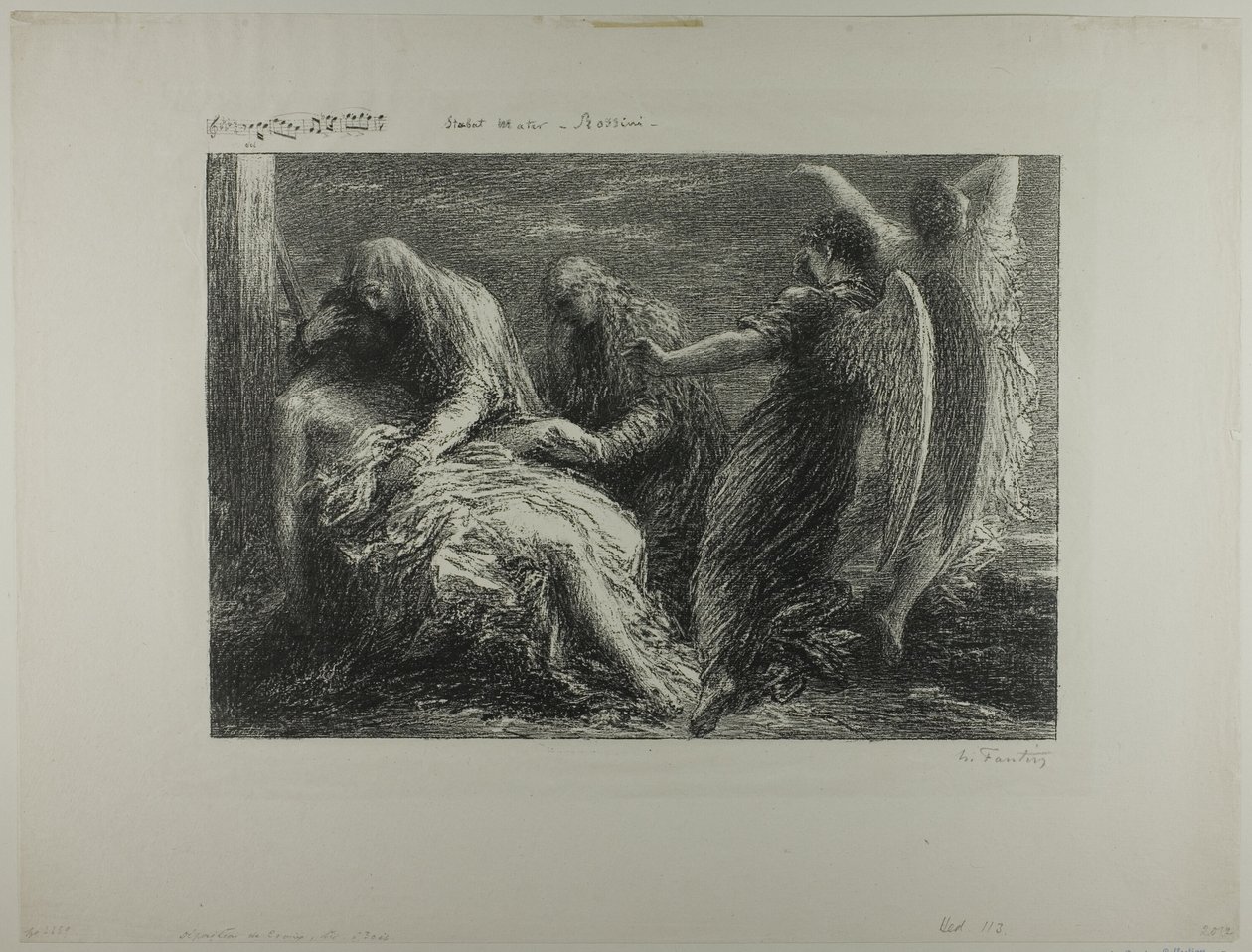 Avsättning från korset av Ignace Henri Jean Fantin Latour