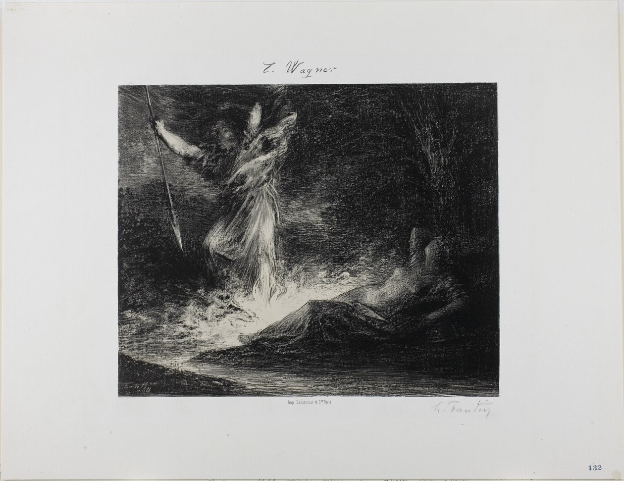 Slutet på Valkyrian av Ignace Henri Jean Fantin Latour