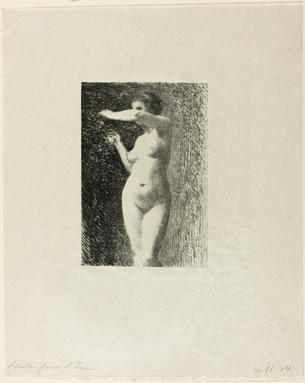 Etyd för Eva av Ignace Henri Jean Fantin Latour