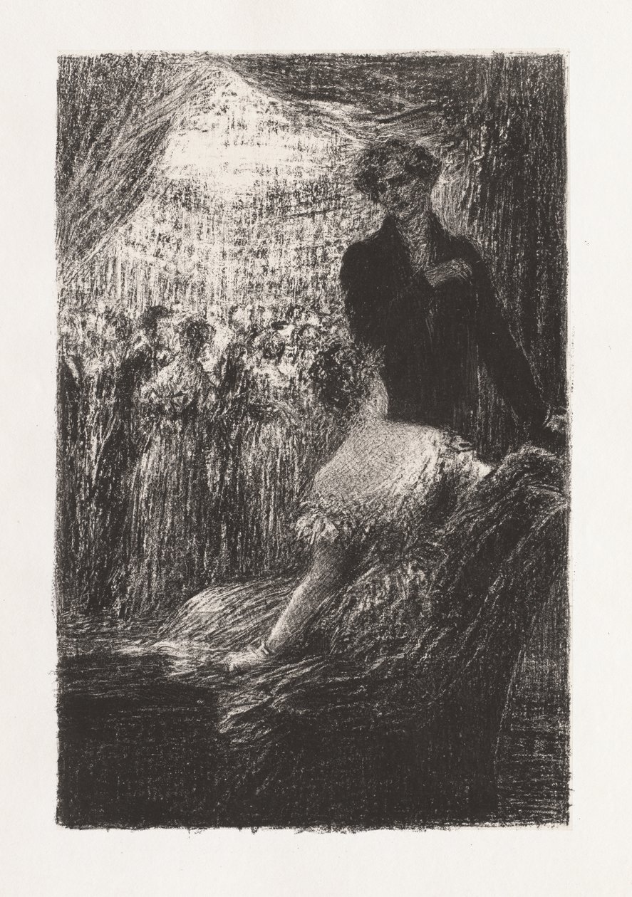 Fantastisk Symphony: A Ball av Ignace Henri Jean Fantin Latour