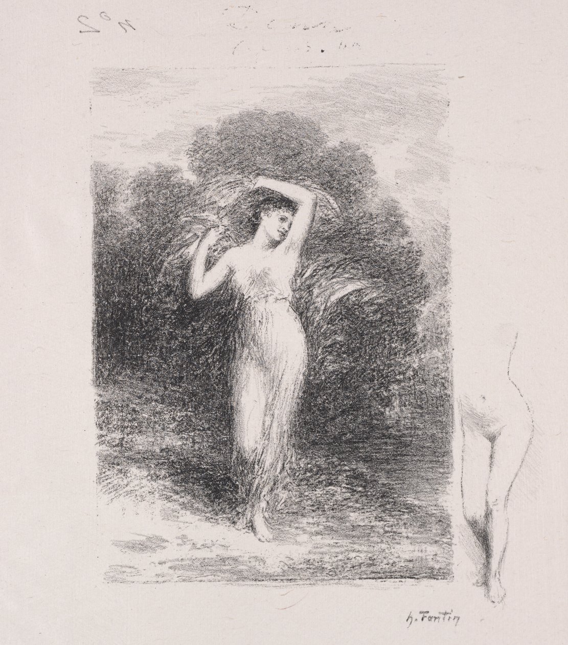 Den unga patienten av Ignace Henri Jean Fantin Latour