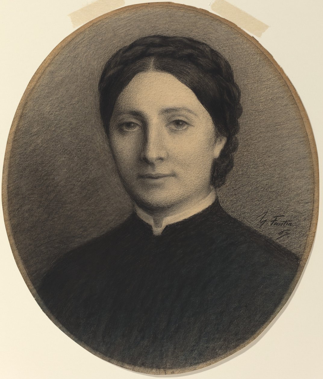 Madame Ditte, 1867. av Ignace Henri Jean Fantin Latour