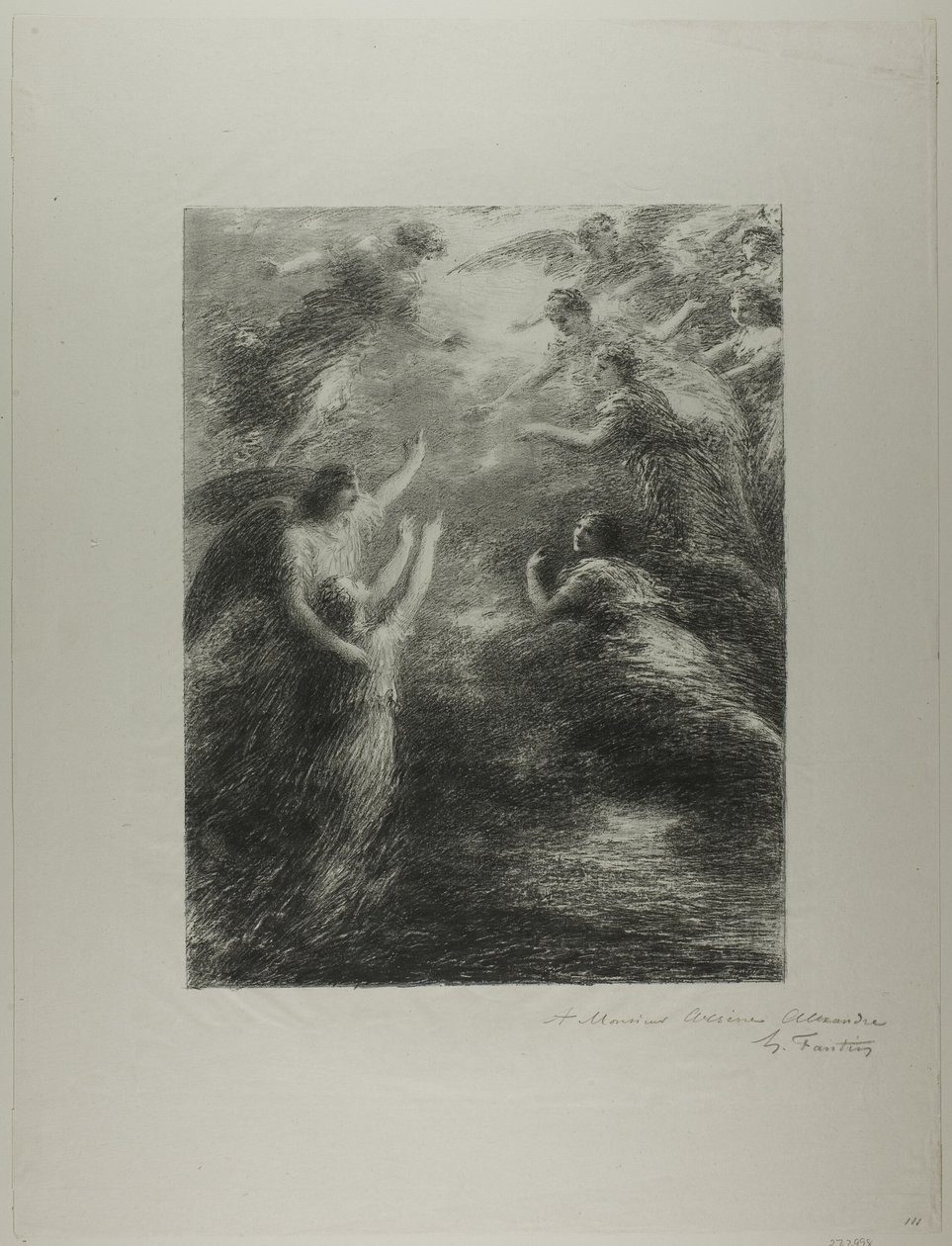 Paradise and the Peri: Finale av Ignace Henri Jean Fantin Latour