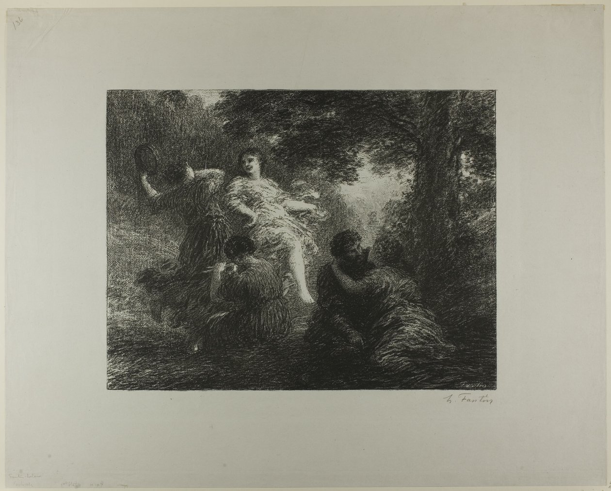 Pastoral av Ignace Henri Jean Fantin Latour