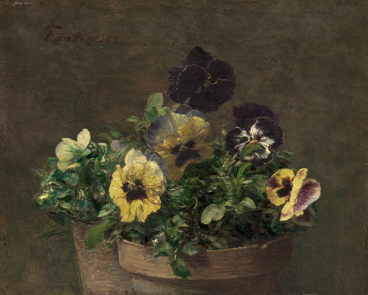 Krukpenséer, 1883. av Ignace Henri Jean Fantin Latour