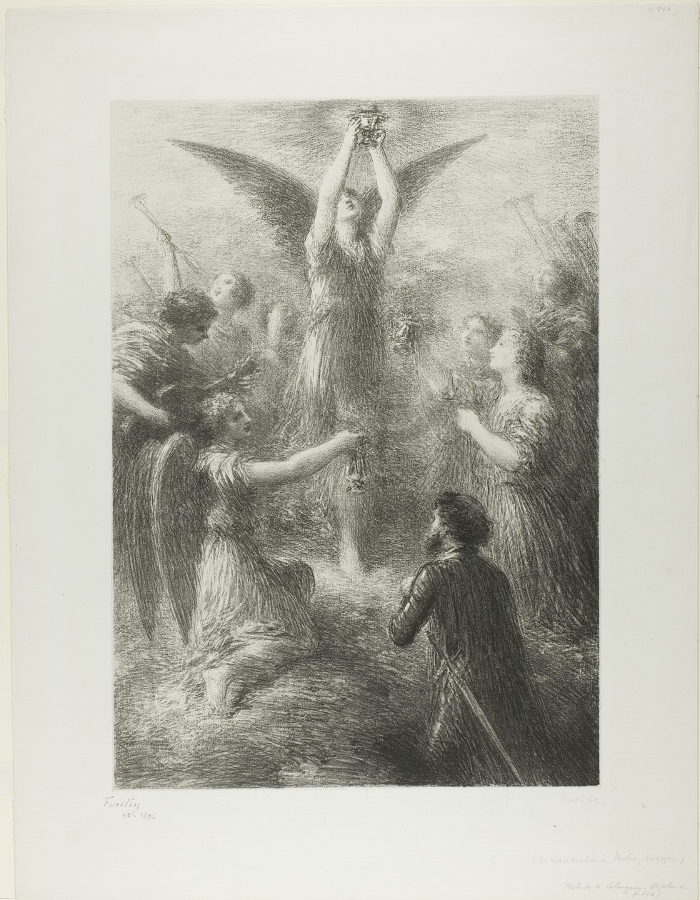 Förspel till Lohengrin, andra plattan av Ignace Henri Jean Fantin Latour