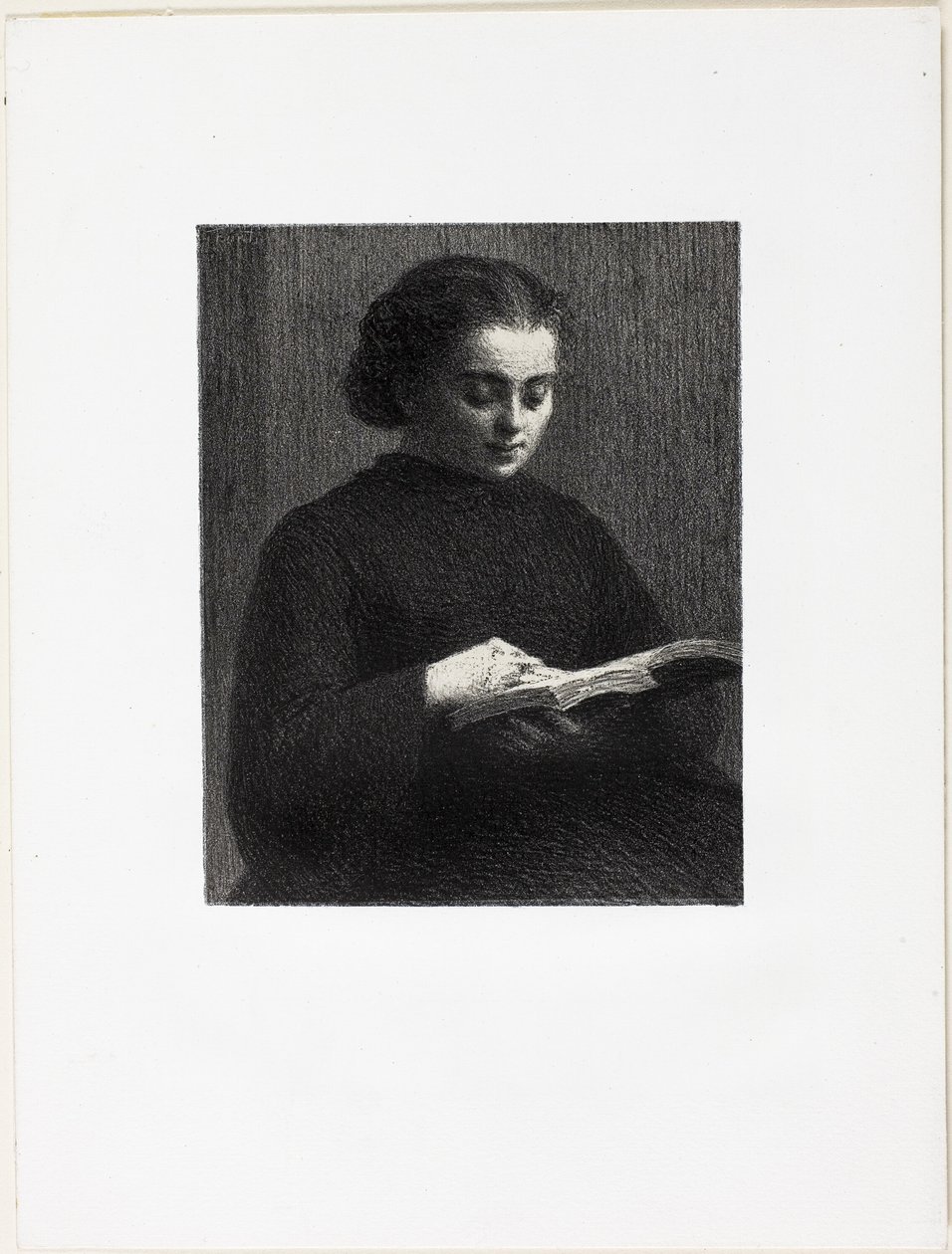 Läsning av Ignace Henri Jean Fantin Latour