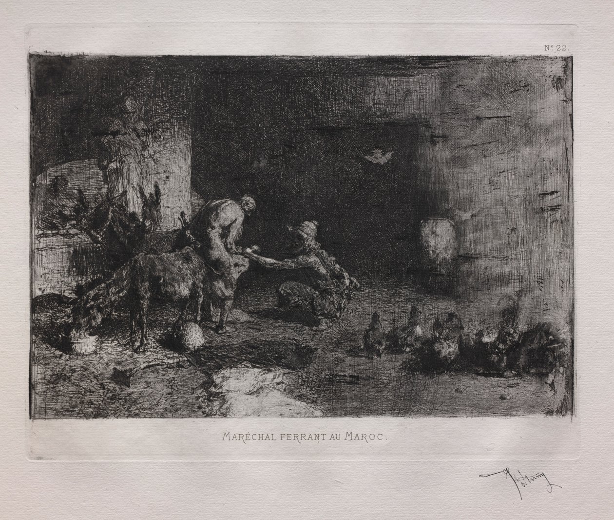Skor en mula i Marocko av Ignace Henri Jean Fantin Latour