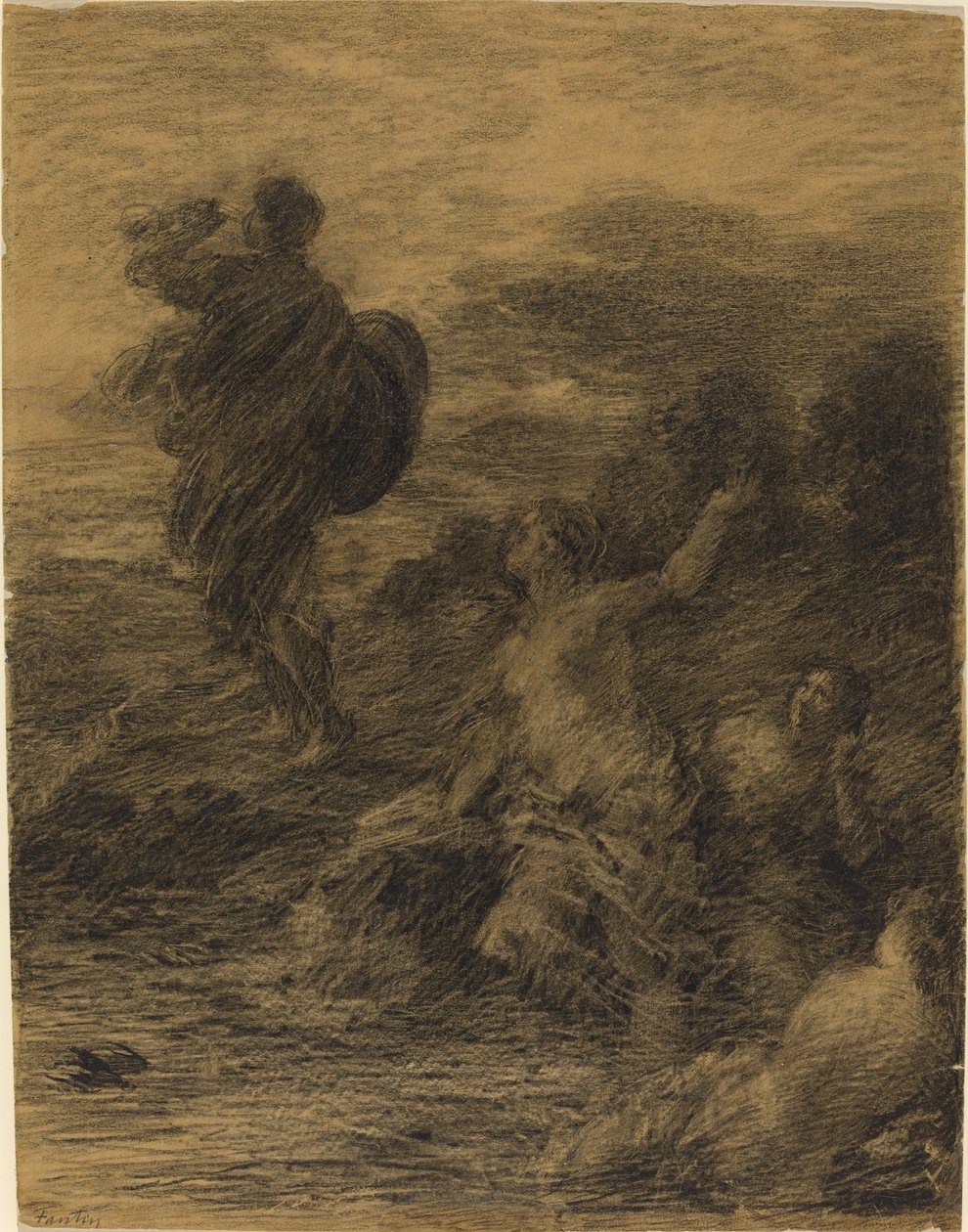 Siegfried och Rhenjungfrun av Ignace Henri Jean Fantin Latour