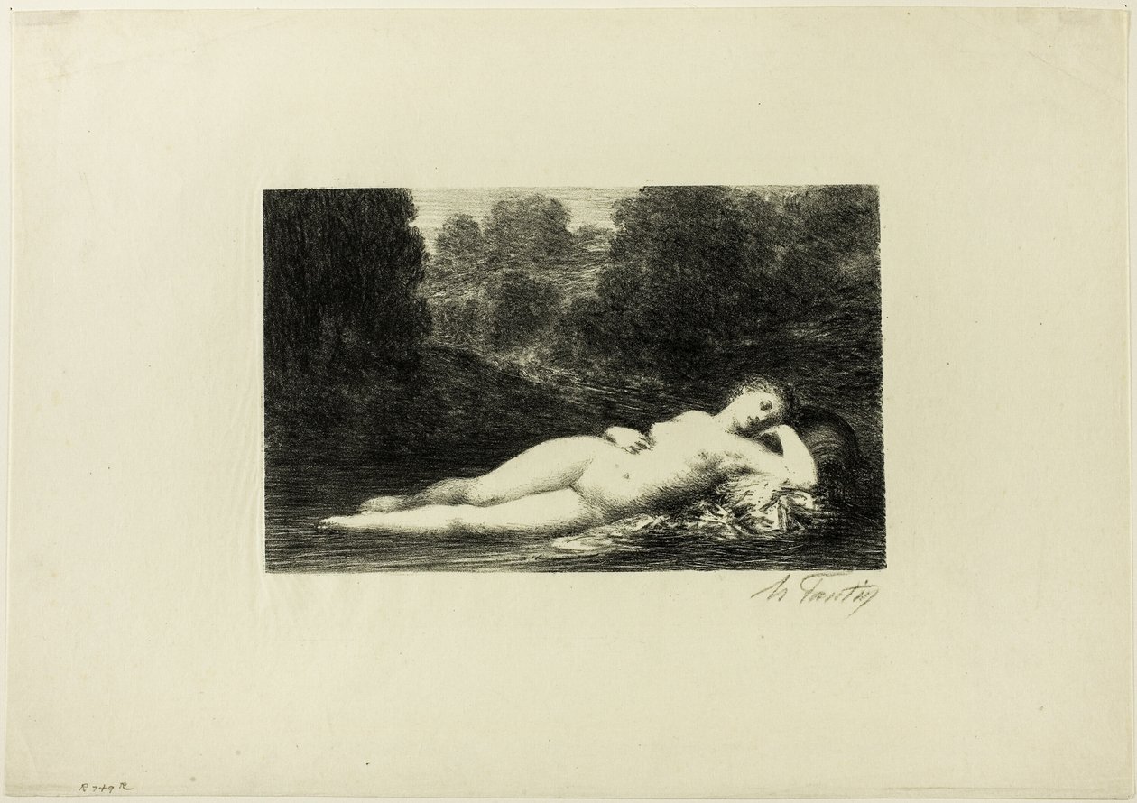 Tyst vatten av Ignace Henri Jean Fantin Latour