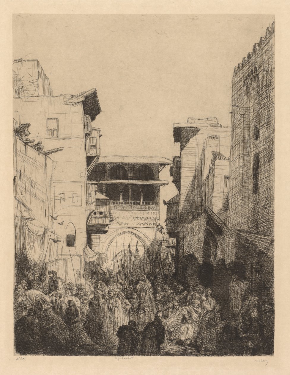 Gata i Kairo av Ignace Henri Jean Fantin Latour