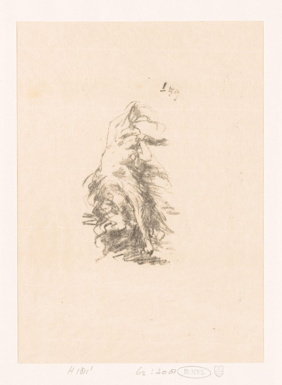 Studie av en dansande kvinna av Ignace Henri Jean Fantin Latour