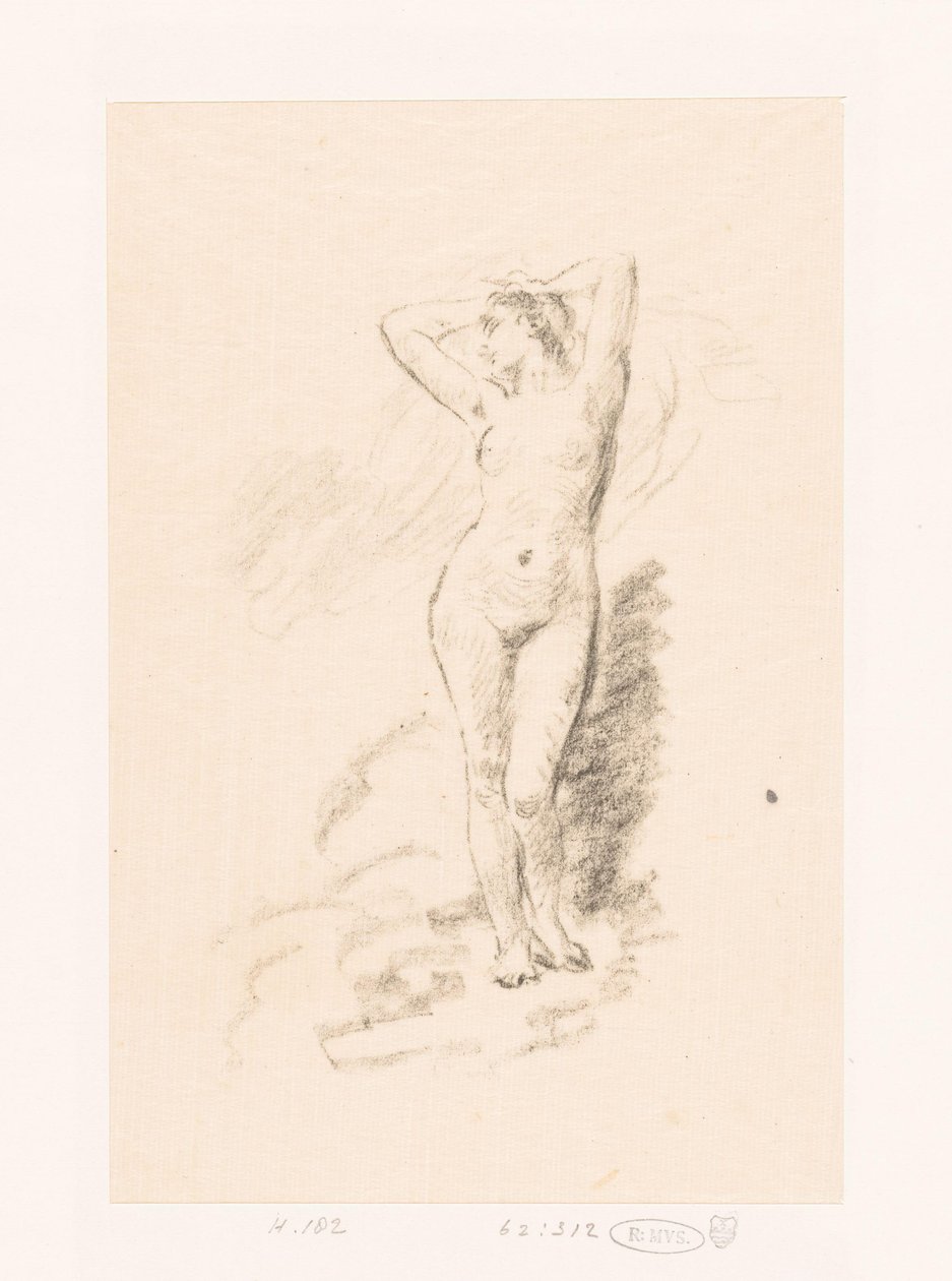 Studie av en stående naken kvinna av Ignace Henri Jean Fantin Latour
