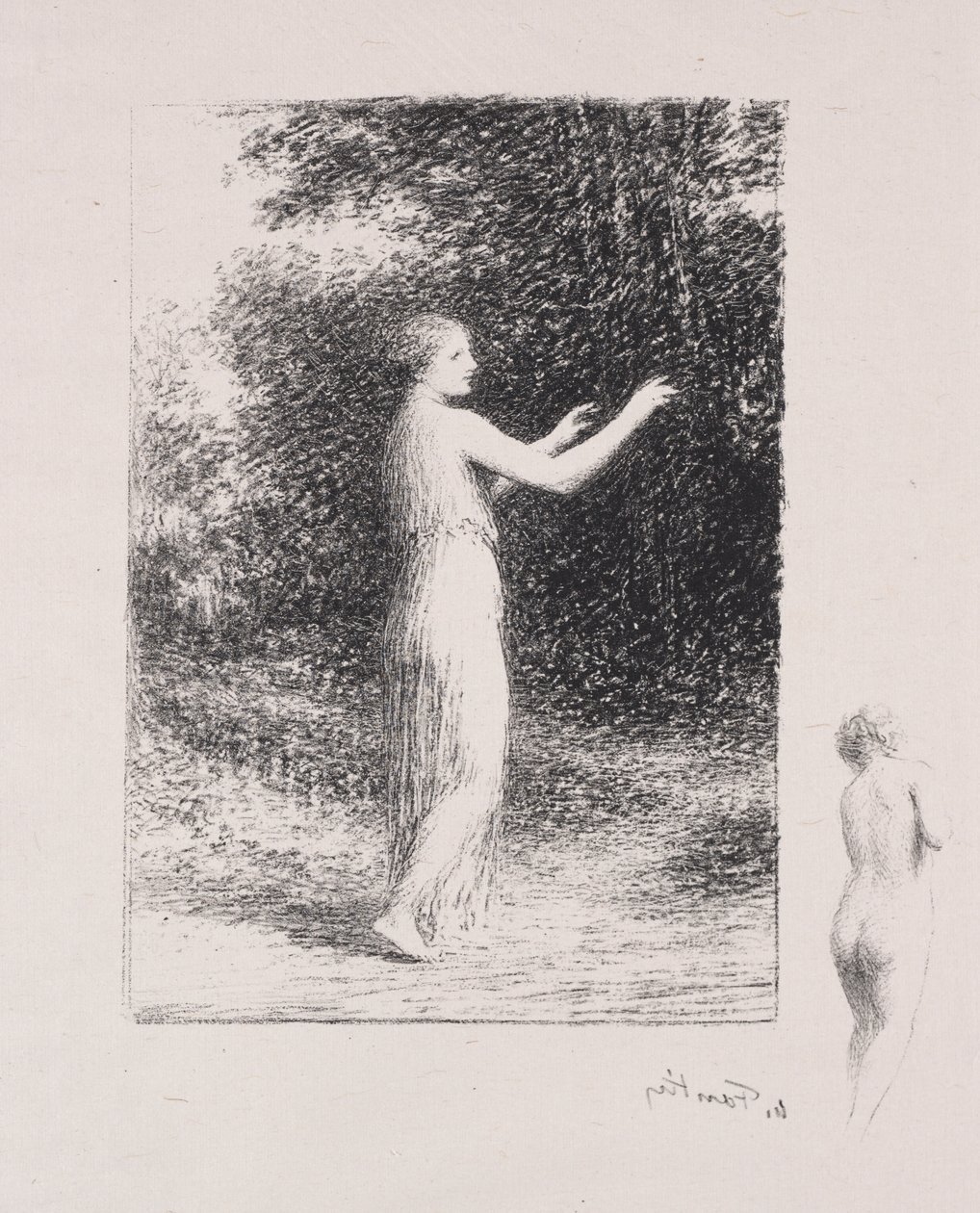 Tiggaren av Ignace Henri Jean Fantin Latour