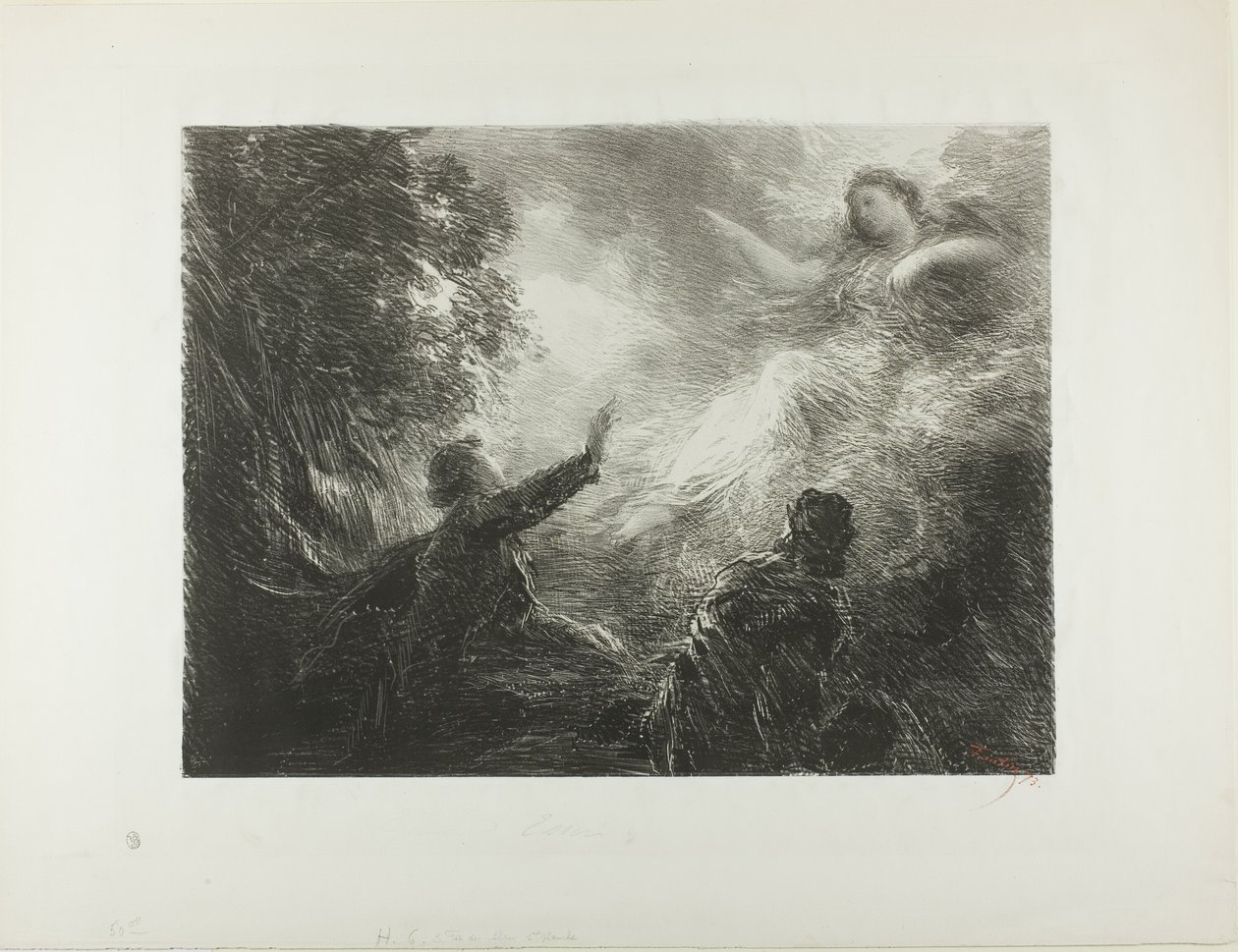 Alpernas älva av Ignace Henri Jean Fantin Latour