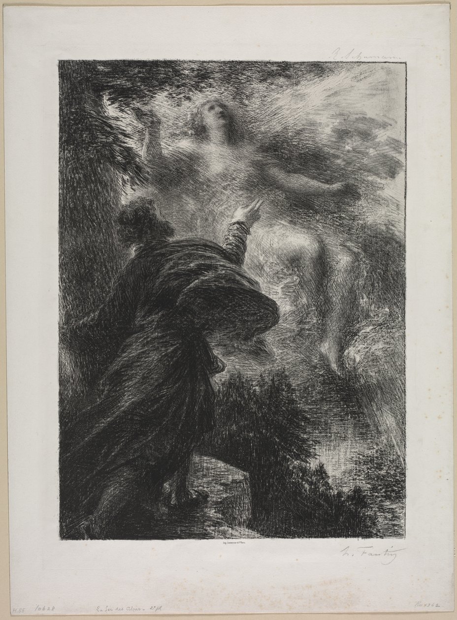 The Fairy of the Alps, 1885. av Ignace Henri Jean Fantin Latour