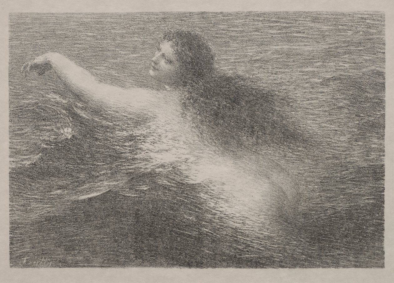 Vattengeniet av Ignace Henri Jean Fantin Latour