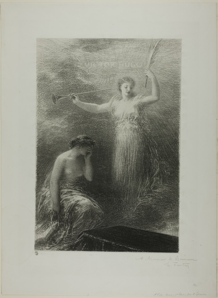 Till Victor Hugo av Ignace Henri Jean Fantin Latour