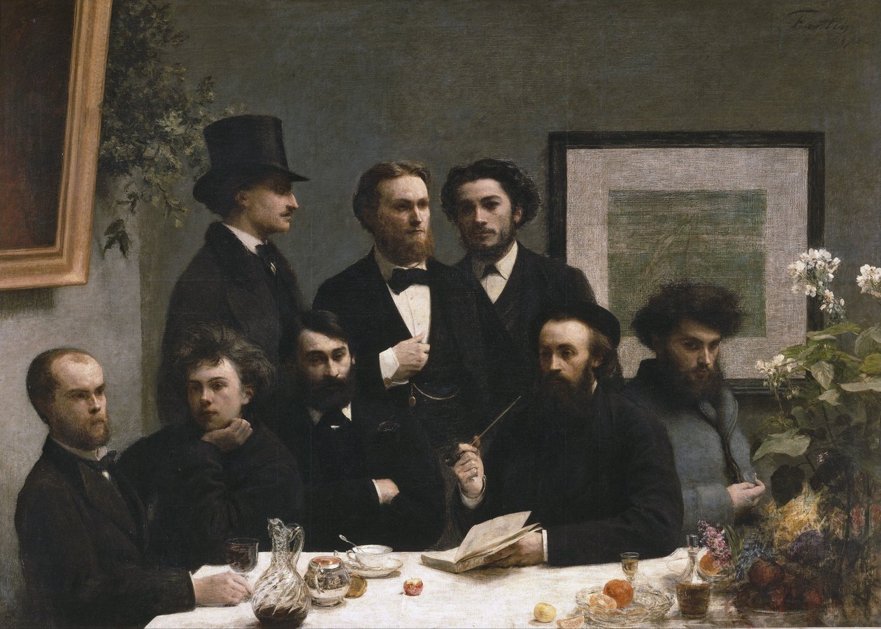 Ett hörn av bordet av Henri Fantin Latour