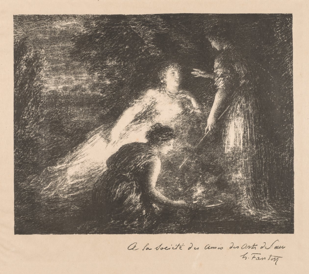 Trolldom av Ignace Henri Jean Fantin Latour