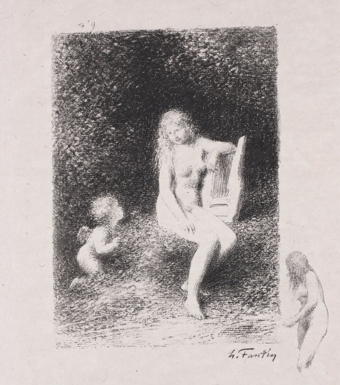 XXI av Ignace Henri Jean Fantin Latour