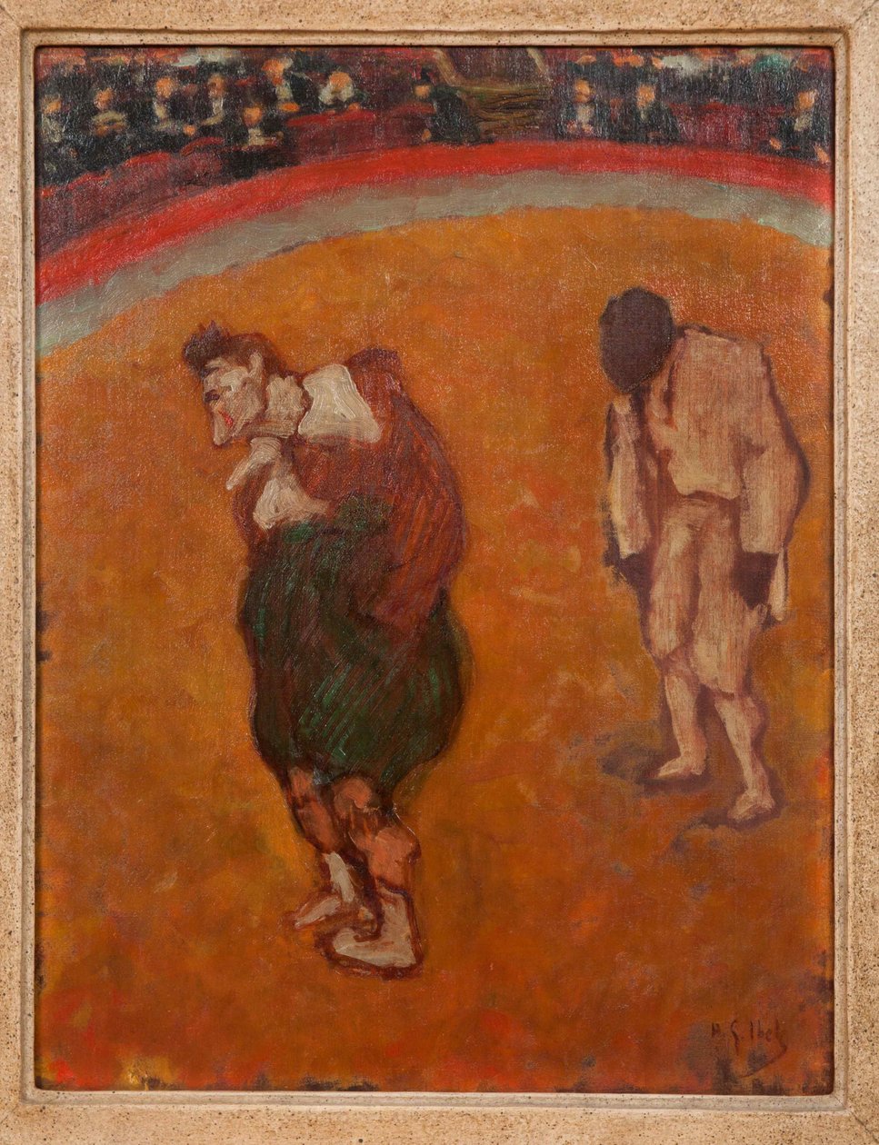 Footit och choklad, ca. 1895. av Henri Gabriel Ibels
