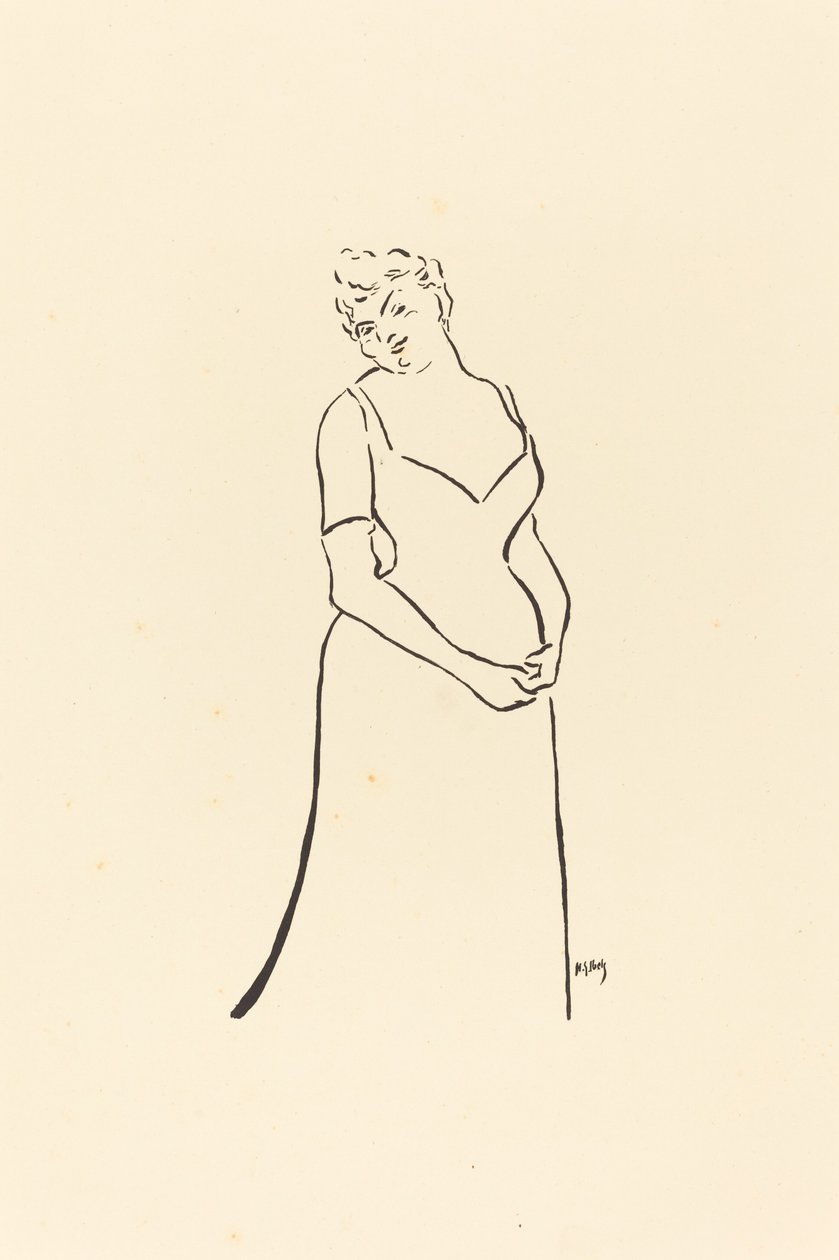 Paula Brebion? av Henri Gabriel Ibels