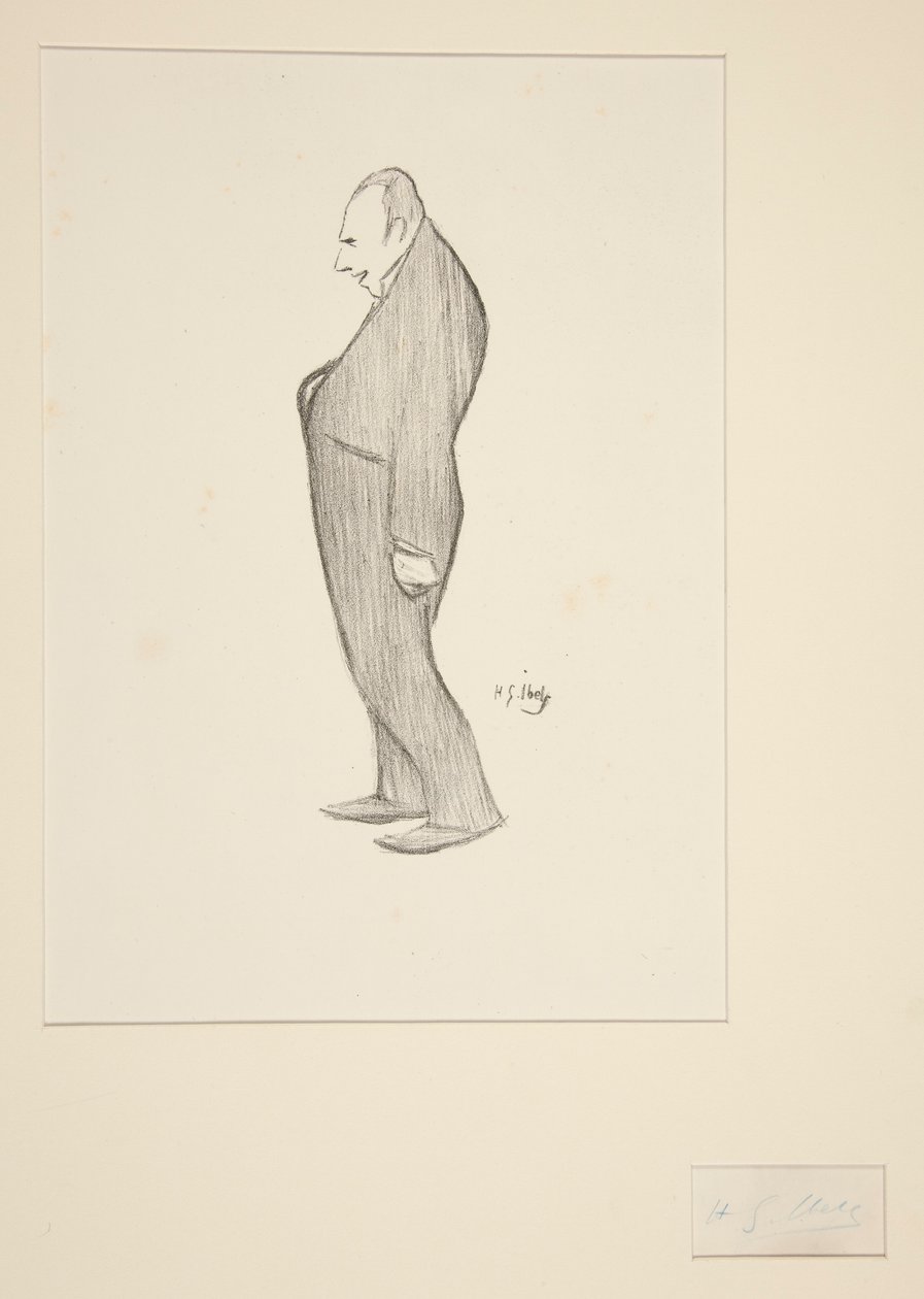Stående man av Henri Gabriel Ibels