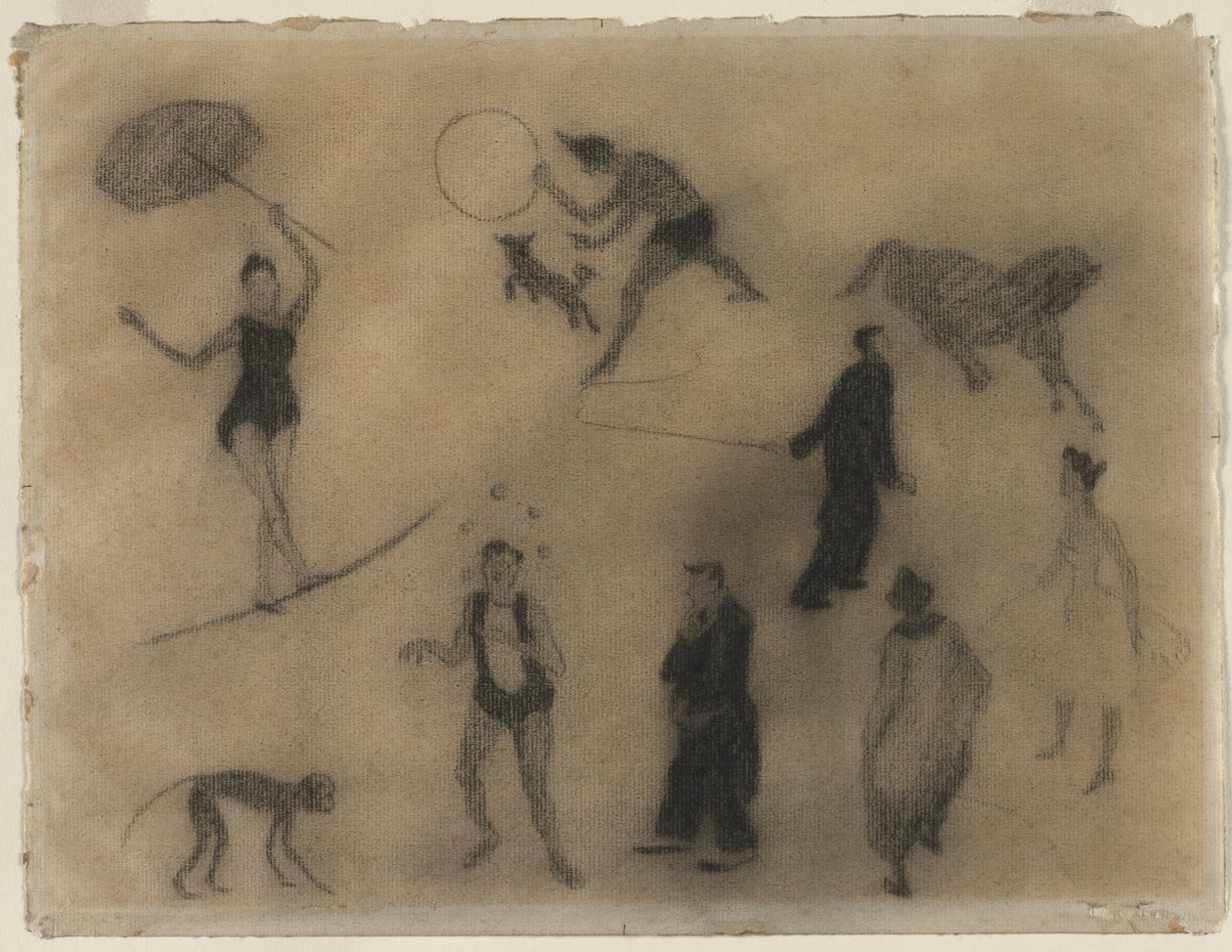 Cirkusen, 1896. av Henri Gabriel Ibels