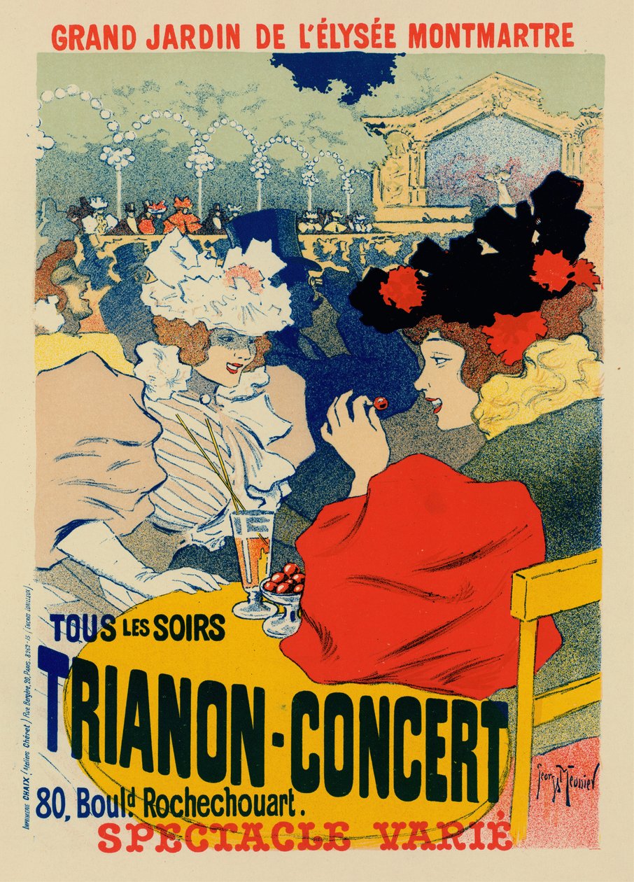 Trianonkonsert, 1894-1895. av Henri Georges Meunier