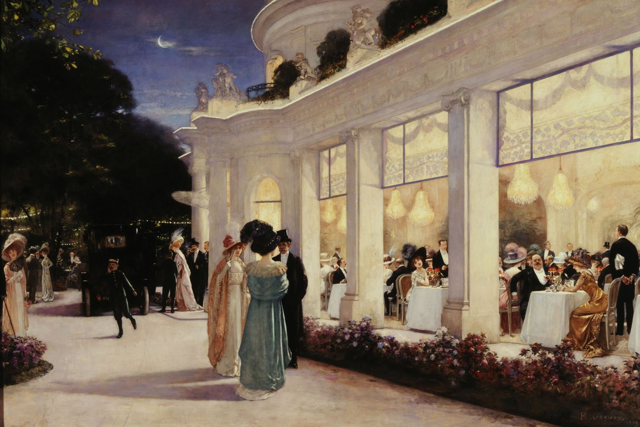 En kväll på Pré-Catelan av Henri Gervex