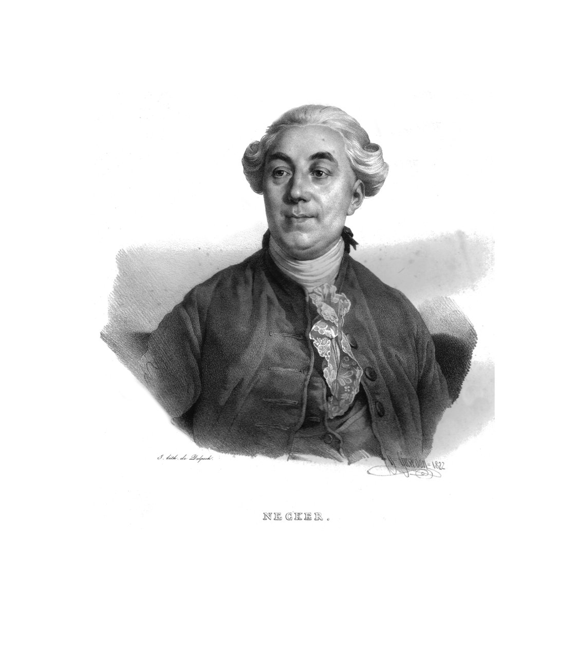 Necker, Jacques Necker, 1822 av Henri Grevedon