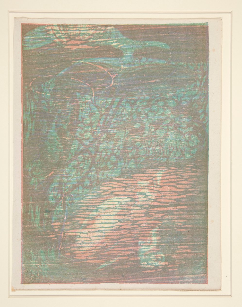 Nymphe effrayee (Frightened Nymph) av Henri Heran
