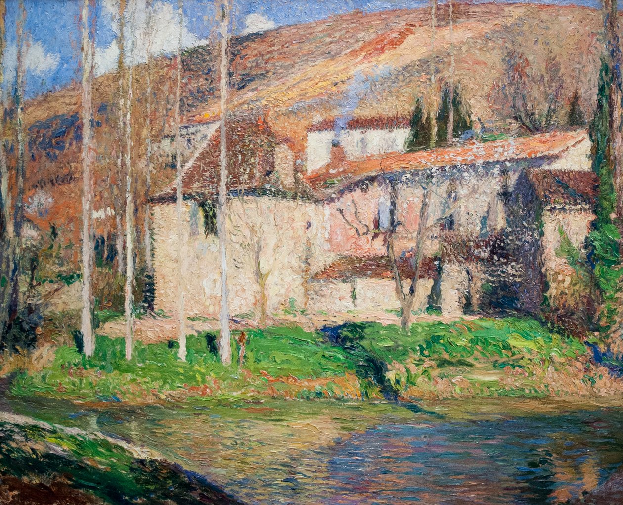 Utsikt över Labastide-du-Vert (Midi-Pyrénées) av Henri Jean Guillaume Martin